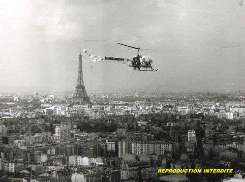Bell 47 G2 sur Paris 21/07/60